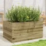 Jardinera de madera de pino impregnada 90x60x45,5 cm de , Maceteros y jardineras - Ref: Foro24-847282, Precio: 123,13 €, Desc...