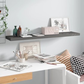 Estante flotante de pared MDF gris brillo 120x23,5x3,8 cm de vidaXL, Estantes y estanterías - Ref: Foro24-323799, Precio: 28,...
