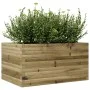 Jardinera de madera de pino impregnada 90x60x45,5 cm de , Maceteros y jardineras - Ref: Foro24-847282, Precio: 123,13 €, Desc...