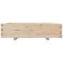 Jardinera madera maciza de pino 100x100x26,5 cm de , Maceteros y jardineras - Ref: Foro24-847318, Precio: 107,15 €, Descuento: %