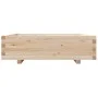 Jardinera de madera maciza de pino 90x90x26,5 cm de , Maceteros y jardineras - Ref: Foro24-847313, Precio: 96,03 €, Descuento: %