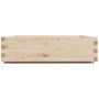 Jardinera de madera maciza de pino 90x90x26,5 cm de , Maceteros y jardineras - Ref: Foro24-847313, Precio: 96,03 €, Descuento: %
