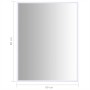 Espejo blanco 80x60 cm en Espejos | Comprar online en Foru.es