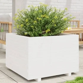 Jardinera madera maciza de pino blanco 70x70x49,5 cm by , Pots and planters - Ref: Foro24-847364, Price: 146,64 €, Discount: %