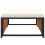 Taburete de jardín con cojín madera acacia 68x68x30 cm de , Sofás modulares de exterior - Ref: Foro24-367647, Precio: 111,08 ...