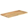 Tablero de mesa borde natural madera maciza mango 110x60x2,5 cm by , Table tops - Ref: Foro24-370719, Price: 106,64 €, Discou...