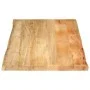Tablero de mesa borde natural madera maciza mango 110x60x2,5 cm by , Table tops - Ref: Foro24-370719, Price: 106,64 €, Discou...