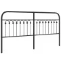 Black metal headboard 180 cm by , Headboards and footboards - Ref: Foro24-376636, Price: 57,20 €, Discount: %