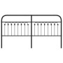Cabecero de metal negro 180 cm de , Cabeceros y pies de cama - Ref: Foro24-376636, Precio: 58,07 €, Descuento: %