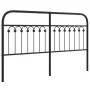 Schwarzes Metallkopfteil, 150 cm. von , Kopf- und Fußteile - Ref: Foro24-376634, Preis: 54,76 €, Rabatt: %