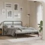 Schwarzes Metallkopfteil, 150 cm. von , Kopf- und Fußteile - Ref: Foro24-376634, Preis: 54,76 €, Rabatt: %
