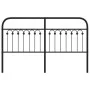 Schwarzes Metallkopfteil, 150 cm. von , Kopf- und Fußteile - Ref: Foro24-376634, Preis: 54,76 €, Rabatt: %