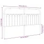 Schwarzes Metallkopfteil, 150 cm. von , Kopf- und Fußteile - Ref: Foro24-376634, Preis: 54,76 €, Rabatt: %