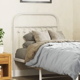 White metal headboard 80 cm by , Headboards and footboards - Ref: Foro24-376676, Price: 38,27 €, Discount: %