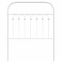 Cabecero de metal blanco 80 cm de , Cabeceros y pies de cama - Ref: Foro24-376676, Precio: 38,79 €, Descuento: %