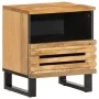 Mesitas de noche 2 uds madera maciza mango rugosa 40x34x46 cm de , Mesitas de noche - Ref: Foro24-377467, Precio: 101,81 €, D...