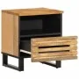 Mesitas de noche 2 uds madera maciza mango rugosa 40x34x46 cm de , Mesitas de noche - Ref: Foro24-377467, Precio: 101,81 €, D...