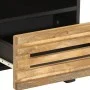 Mesitas de noche 2 uds madera maciza mango rugosa 40x34x46 cm de , Mesitas de noche - Ref: Foro24-377467, Precio: 101,81 €, D...