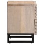 Mesitas de noche 2 uds madera de mango blanqueado 40x34x46 cm de , Mesitas de noche - Ref: Foro24-377433, Precio: 95,51 €, De...