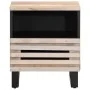 Mesitas de noche 2 uds madera de mango blanqueado 40x34x46 cm de , Mesitas de noche - Ref: Foro24-377473, Precio: 80,69 €, De...