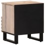Mesitas de noche 2 uds madera de mango blanqueado 40x34x46 cm de , Mesitas de noche - Ref: Foro24-377473, Precio: 81,45 €, De...