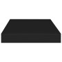 Estantes flotantes de pared 4 uds MDF negro 40x23x3,8 cm de vidaXL, Estantes y estanterías - Ref: Foro24-323828, Precio: 48,9...
