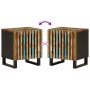 Mesitas de noche 2 uds de madera maciza reciclada 40x34x46 cm de , Mesitas de noche - Ref: Foro24-377425, Precio: 121,91 €, D...