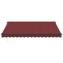 Toldo retráctil manual color burdeos 400x350 cm de , Toldos - Ref: Foro24-3214998, Precio: 338,64 €, Descuento: %