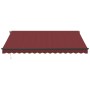 Toldo retráctil manual color burdeos 400x350 cm de , Toldos - Ref: Foro24-3214998, Precio: 368,42 €, Descuento: %