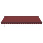 Toldo retráctil manual burdeos 500x350 cm de , Toldos - Ref: Foro24-3215006, Precio: 453,56 €, Descuento: %