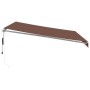 Toldo retráctil automático marrón 400x300 cm de , Toldos - Ref: Foro24-3215632, Precio: 557,53 €, Descuento: %