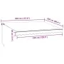 Toldo retráctil manual con luz LED marrón 350x250 cm de , Toldos - Ref: Foro24-3215742, Precio: 284,19 €, Descuento: %