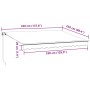 Toldo retráctil manual con luz LED marrón 350x250 cm de , Toldos - Ref: Foro24-3215742, Precio: 272,58 €, Descuento: %