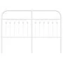 White metal headboard 135 cm by , Headboards and footboards - Ref: Foro24-376681, Price: 51,85 €, Discount: %