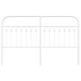 Cabecero de metal blanco 150 cm de , Cabeceros y pies de cama - Ref: Foro24-376683, Precio: 52,02 €, Descuento: %