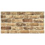 Paneles de pared 3D diseño de ladrillo 10 uds EPS arena oscuro de , Recubrimiento de paredes - Ref: Foro24-147202, Precio: 19...
