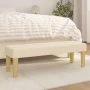 Banco de tela color crema 100x30x30 cm de , Bancos - Ref: Foro24-346657, Precio: 60,65 €, Descuento: %