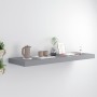 Estante flotante de pared MDF gris 80x23,5x3,8 cm de vidaXL, Estantes y estanterías - Ref: Foro24-323856, Precio: 24,79 €, De...
