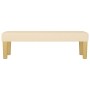 Banco de tela color crema 100x30x30 cm de , Bancos - Ref: Foro24-346657, Precio: 61,30 €, Descuento: %