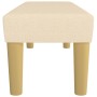 Banco de tela color crema 100x30x30 cm de , Bancos - Ref: Foro24-346657, Precio: 61,30 €, Descuento: %