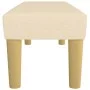 Banco de tela color crema 100x30x30 cm de , Bancos - Ref: Foro24-346657, Precio: 60,65 €, Descuento: %