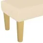 Banco de tela color crema 100x30x30 cm de , Bancos - Ref: Foro24-346657, Precio: 60,65 €, Descuento: %