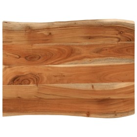 Tablero de mesa rectangular borde natural acacia 70x60x3,8 cm de , Tableros para mesas - Ref: Foro24-370643, Precio: 77,33 €,...