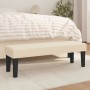 Banco de tela color crema 100x30x30 cm de , Bancos - Ref: Foro24-346649, Precio: 47,71 €, Descuento: %