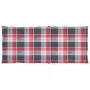 Sillas de jardín 2 uds con cojines cuadros rojos madera de teca de , Sillas de jardín - Ref: Foro24-3062389, Precio: 269,65 €...