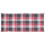 Sillas de jardín 2 uds con cojines cuadros rojos madera de teca de , Sillas de jardín - Ref: Foro24-3062389, Precio: 273,96 €...