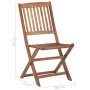 Sillas de jardín plegables 4 uds y cojines madera maciza acacia de , Sillas de jardín - Ref: Foro24-3064679, Precio: 222,69 €...