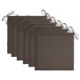 Sillas de jardín 6 uds con cojines taupe madera de teca de , Sillas de jardín - Ref: Foro24-3065598, Precio: 396,08 €, Descue...