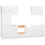 Juego de muebles de cocina 7 piezas madera de ingeniería blanco de , Armarios de cocina - Ref: Foro24-3067631, Precio: 536,32...