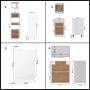 Juego de muebles de cocina 7 piezas madera de ingeniería blanco de , Armarios de cocina - Ref: Foro24-3067631, Precio: 536,32...